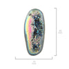 SI Opal Window Drusy 36mm - 1 piece