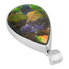 Starborn Ammolite and Sterling Silver pear Shape Pendant - Large