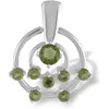 Starborn Constellation Theme, Faceted Moldavite Pendant