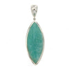 Starborn Creations Sterling Silver 22 cts Marquise Shape Amazonite Pendant