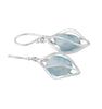 Starborn Creations Sterling Silver Caged Larimar Earrings