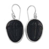Starborn Creations Sterling Silver Fossilized Trilobite Earrings