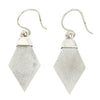 Starborn Creations Sterling Silver Gibeon Meteorite Dangle Earrings