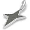 Starborn Creations Sterling Silber Muonionalusta Meteorit Stern Anhänger 