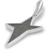 Starborn Creations Sterling Silver Muonionalusta Meteorite Star Pendant