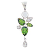 Starborn Creations Sterling Silver Peridot Drop Pendant