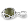 Starborn Genuine Moldavite Sphere Pendant