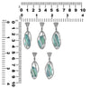 Starborn Sterling Silver Aqua Aura Quartz Crystal Pendant