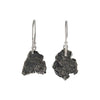 Starborn Sterling Silver Campo del Cielo Meteorite Nugget Earrings