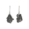 Starborn Sterling Silver Campo del Cielo Meteorite Nugget Earrings