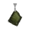 Starborn Sterling Silver Natural 15-20 Carat Moldavite Pendant