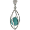 Starborn Sterling Silver Pendant with 10mm Turquoise Sphere