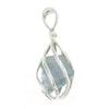 Starborn Sterling Silver rough Aquamarine Pendant