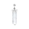 Starborn 5cm Quartzcrystal Tip Laser Brasil 925 Sterling Silver Pendant